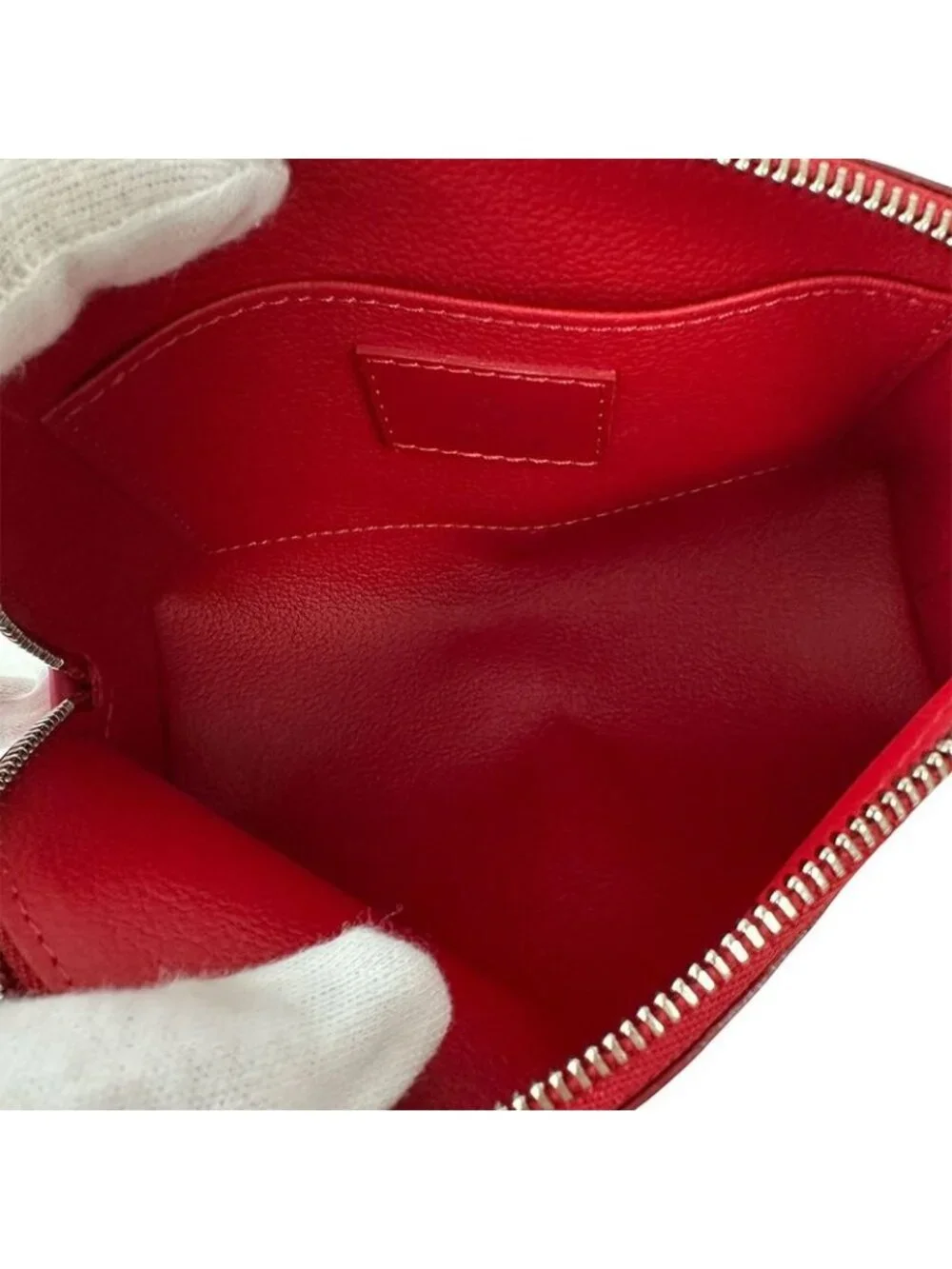 Louis Vuitton Pouch Makeup Epi Leather Pochette Cosmetic Castilian Red - Picture 9 of 10